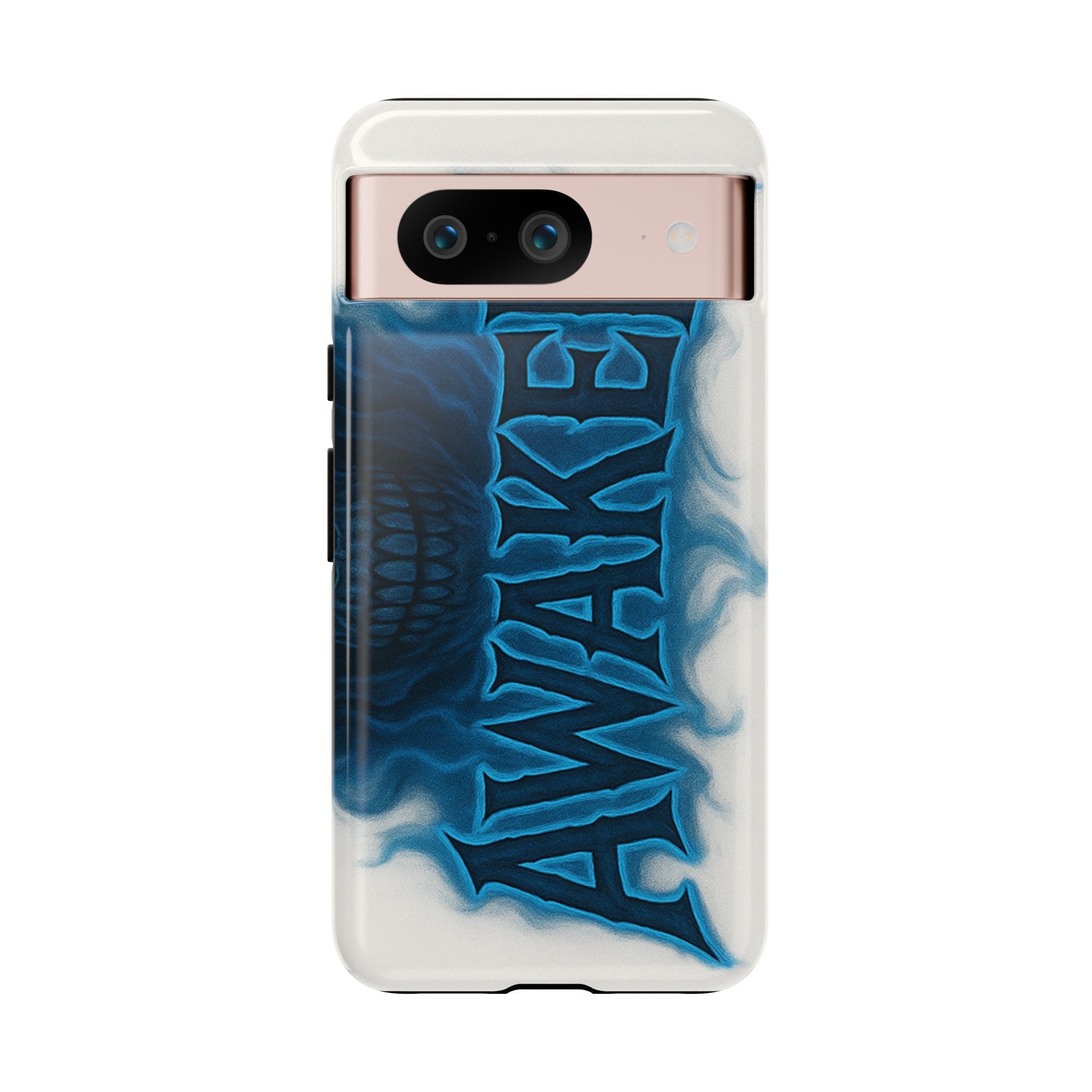 Awaken Skull Blue Flame Phone Case