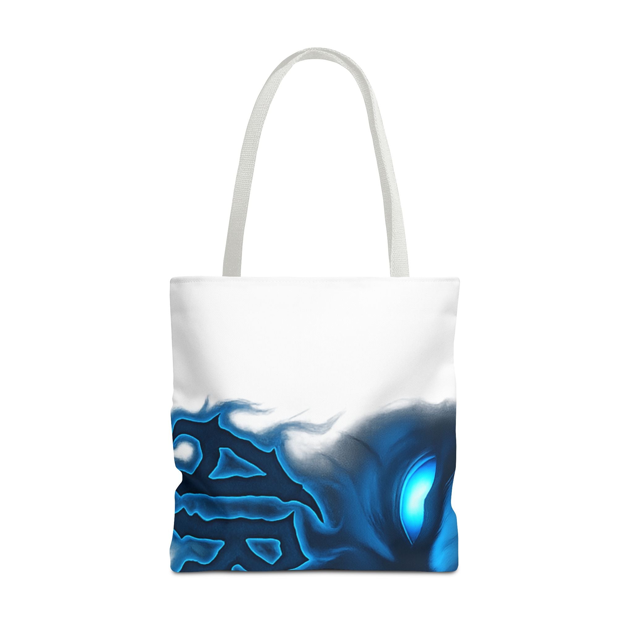 Blue Flame Tribal Tote Bag - Mystical AOP Canvas Tote