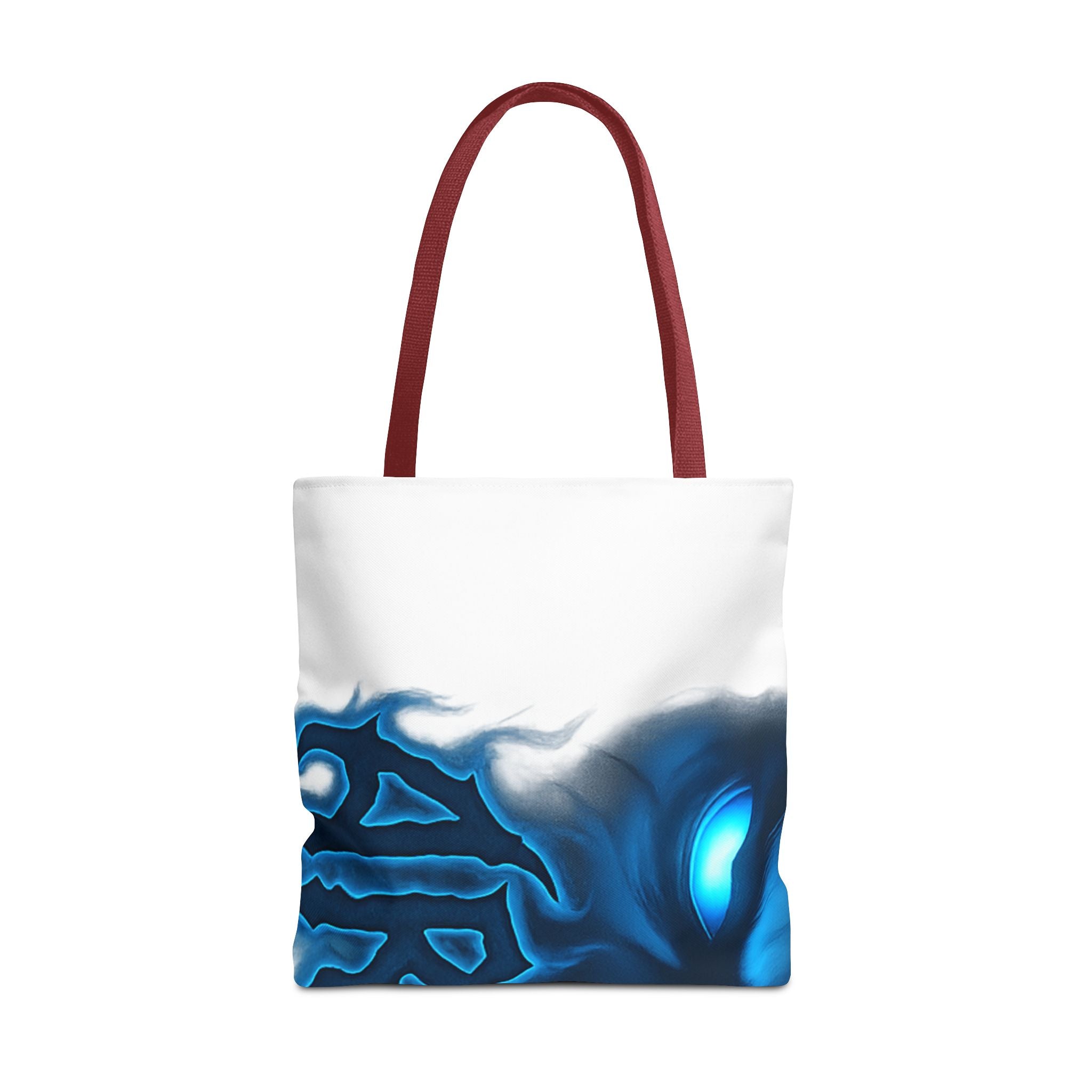 Blue Flame Tribal Tote Bag - Mystical AOP Canvas Tote