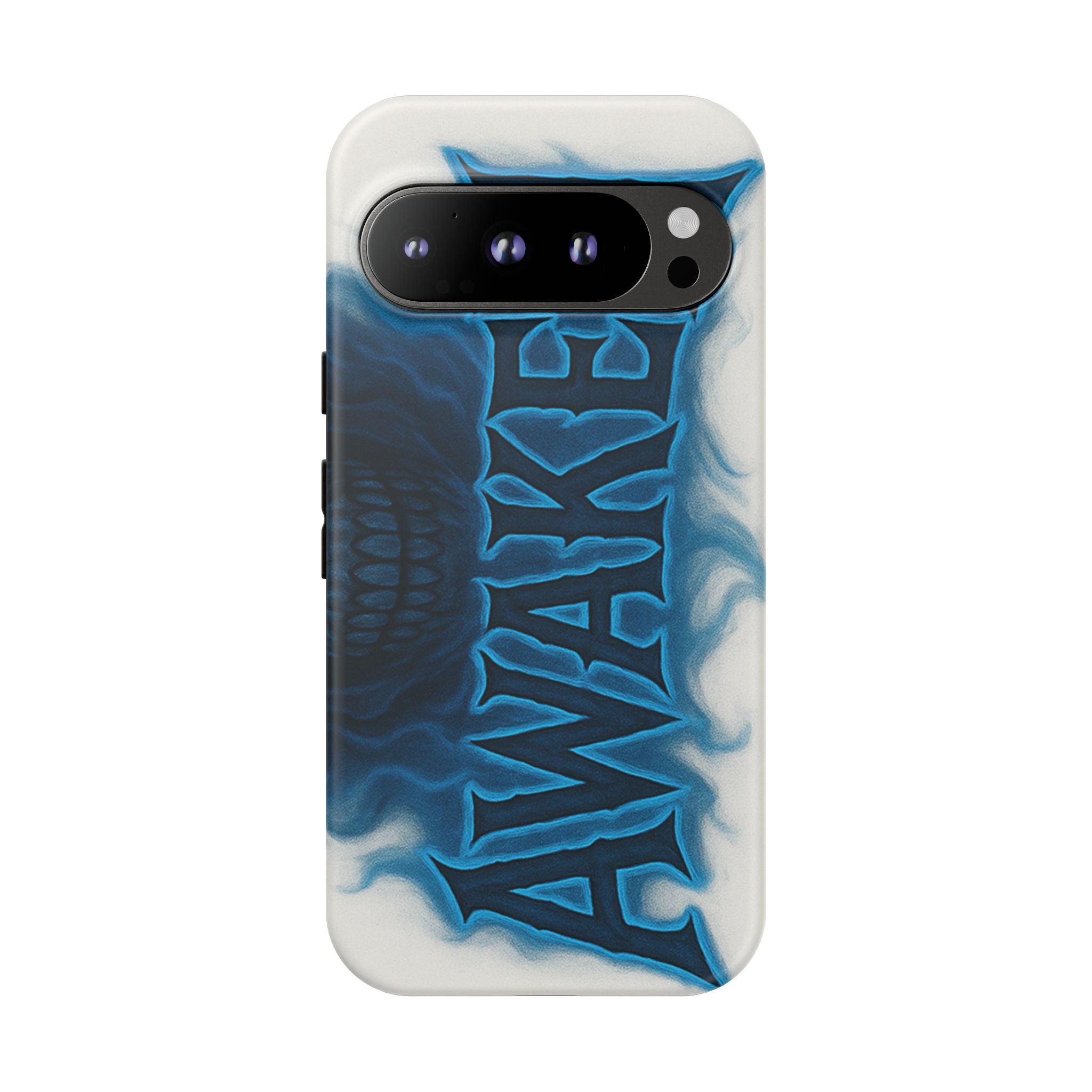 Awaken Skull Blue Flame Phone Case