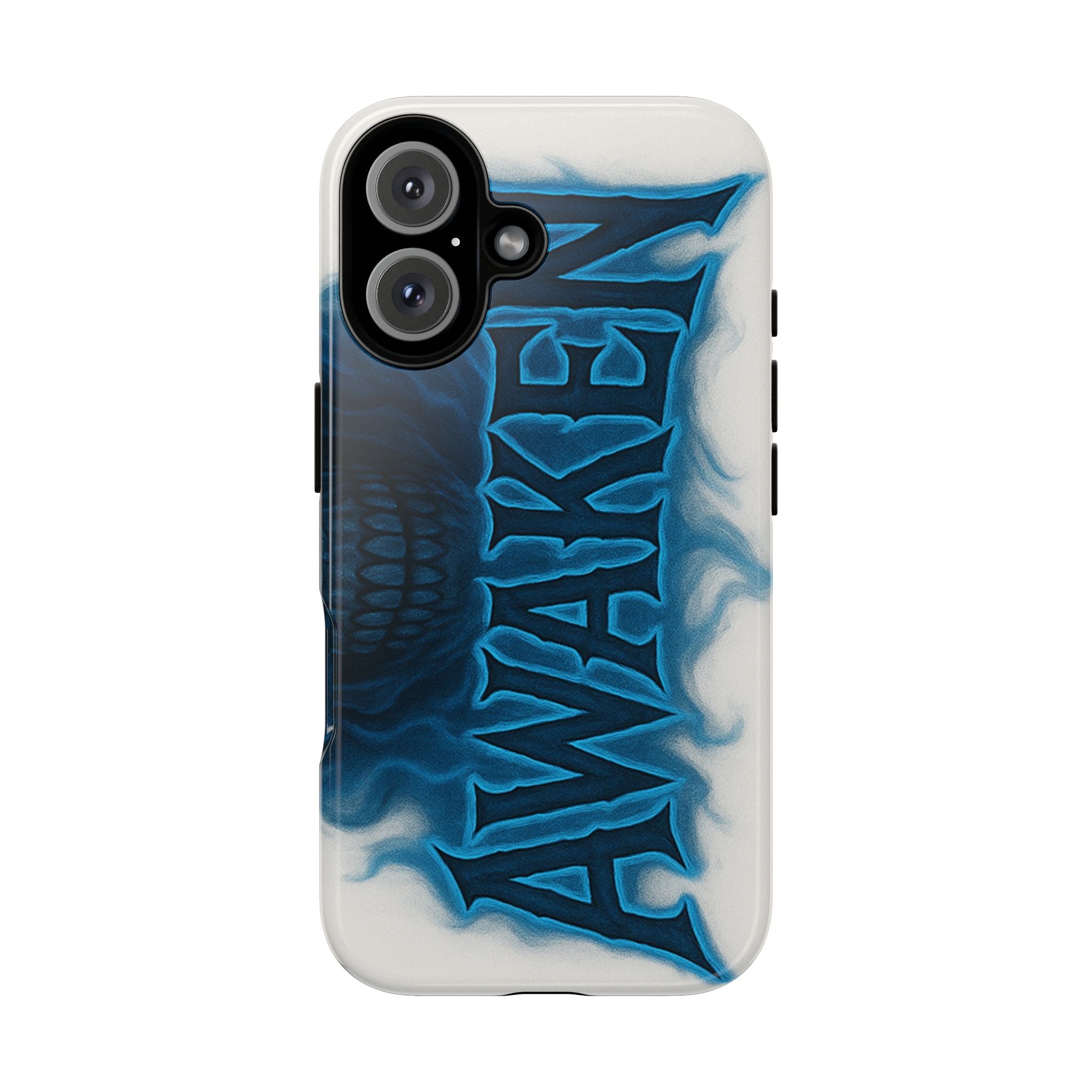Awaken Skull Blue Flame Phone Case