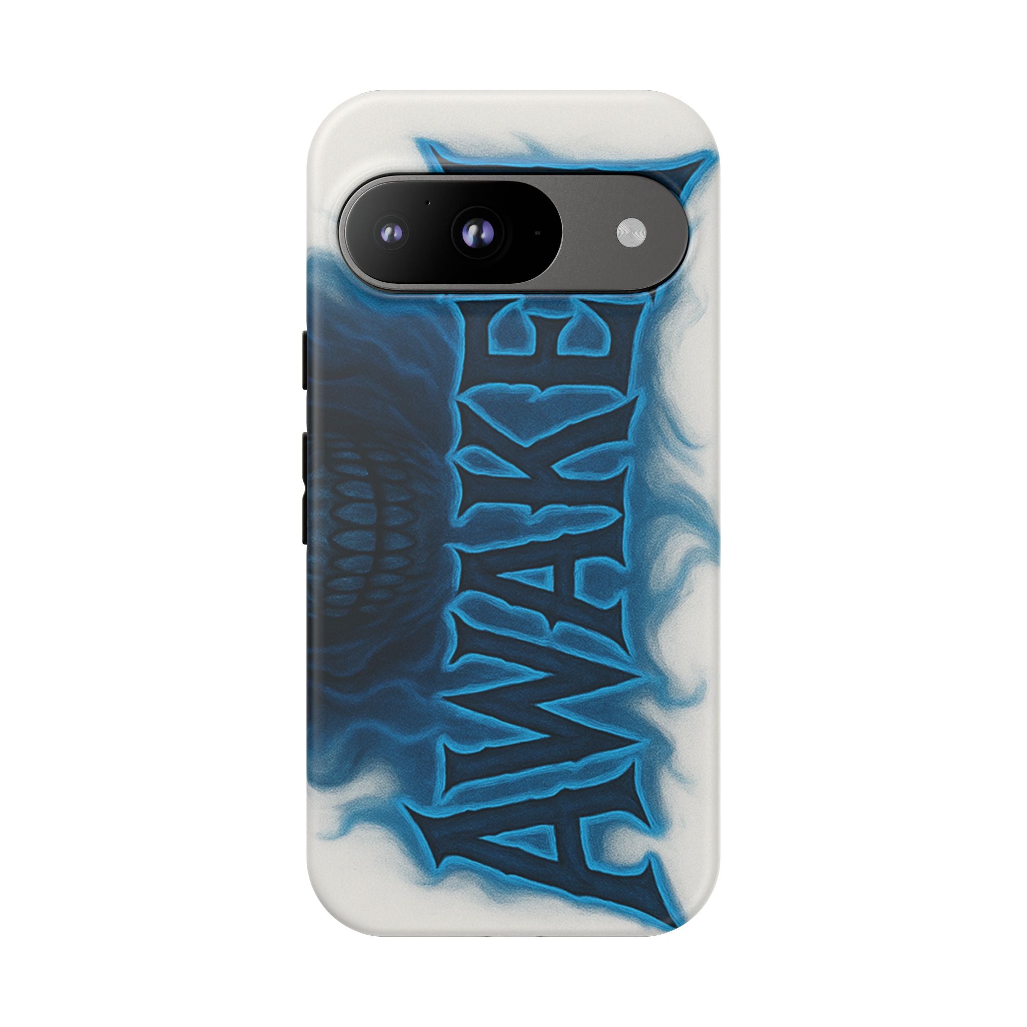 Awaken Skull Blue Flame Phone Case