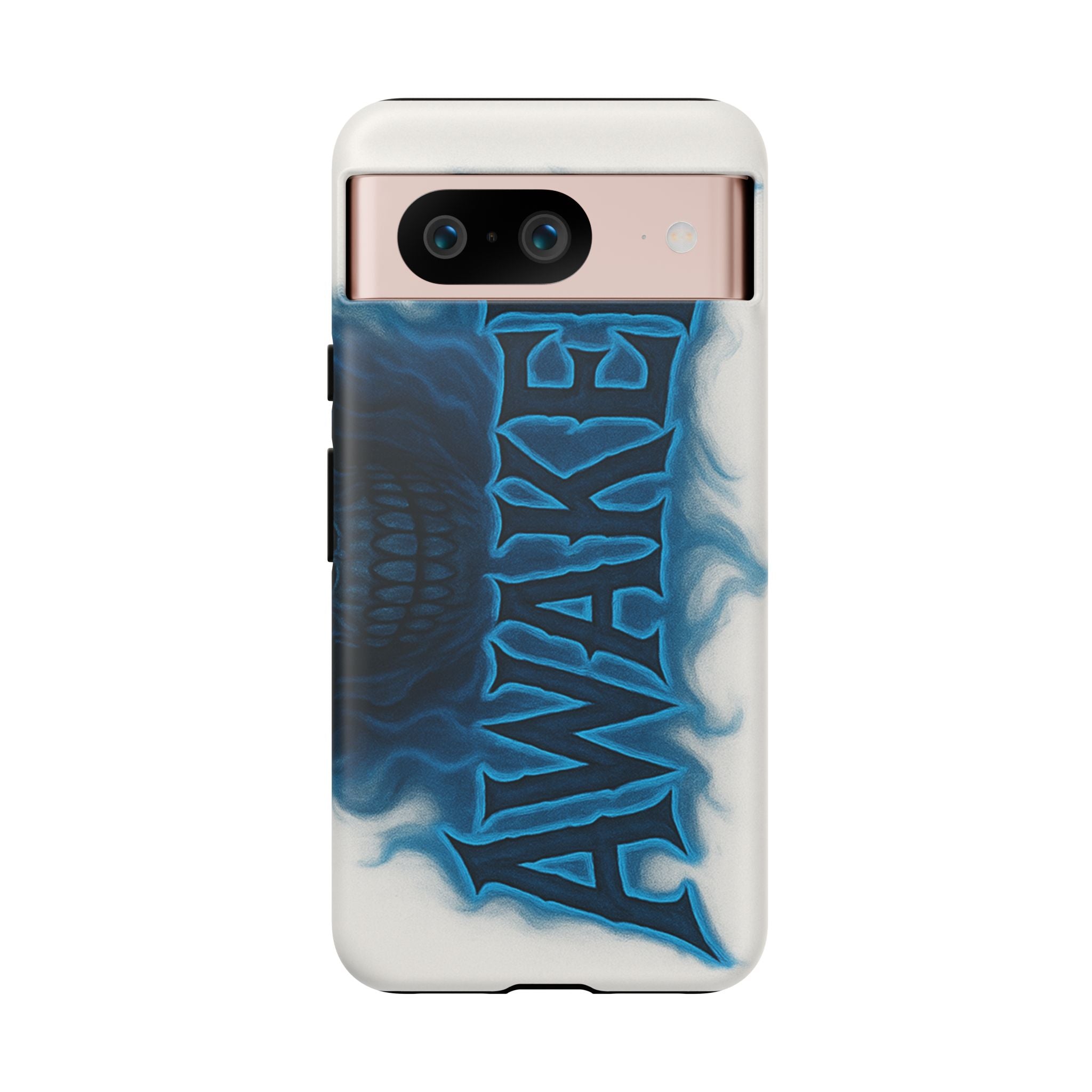 Awaken Skull Blue Flame Phone Case