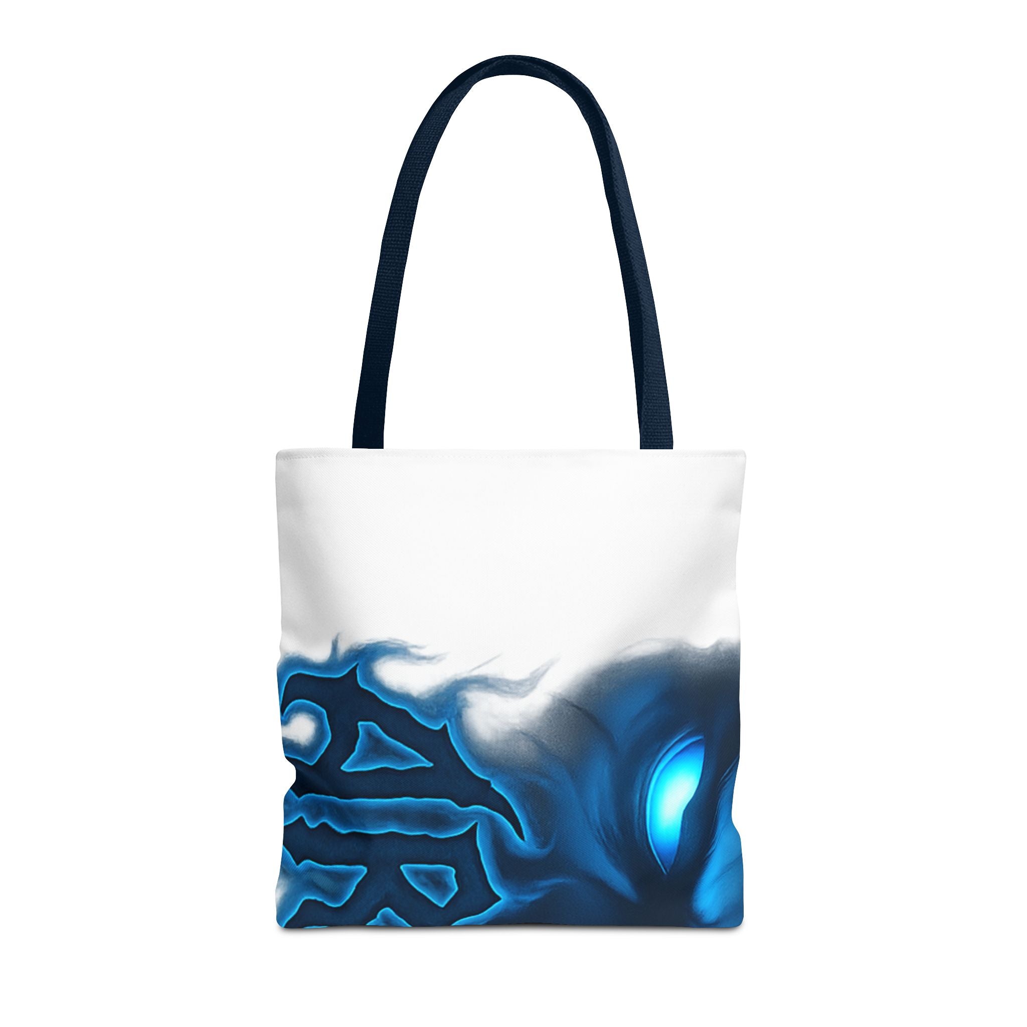 Blue Flame Tribal Tote Bag - Mystical AOP Canvas Tote