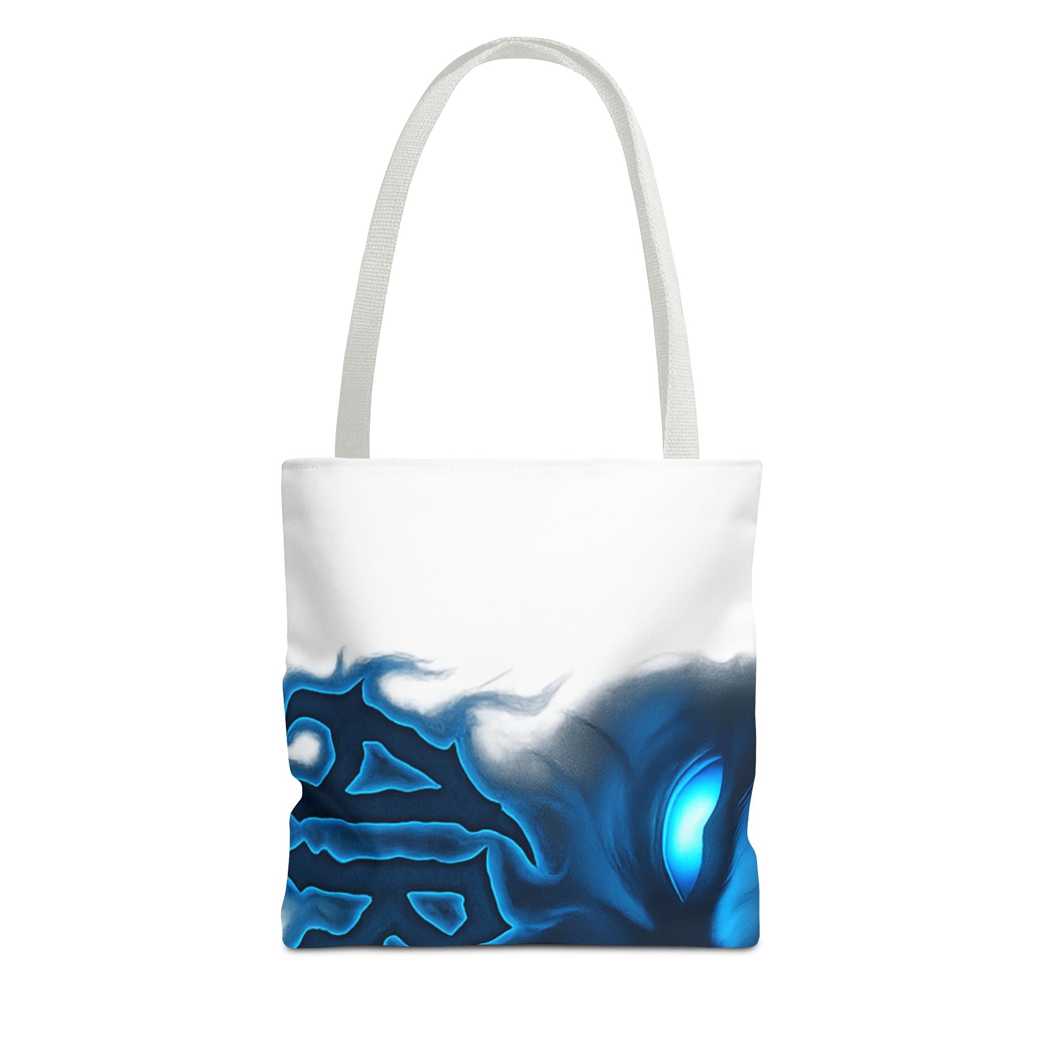 Blue Flame Tribal Tote Bag - Mystical AOP Canvas Tote