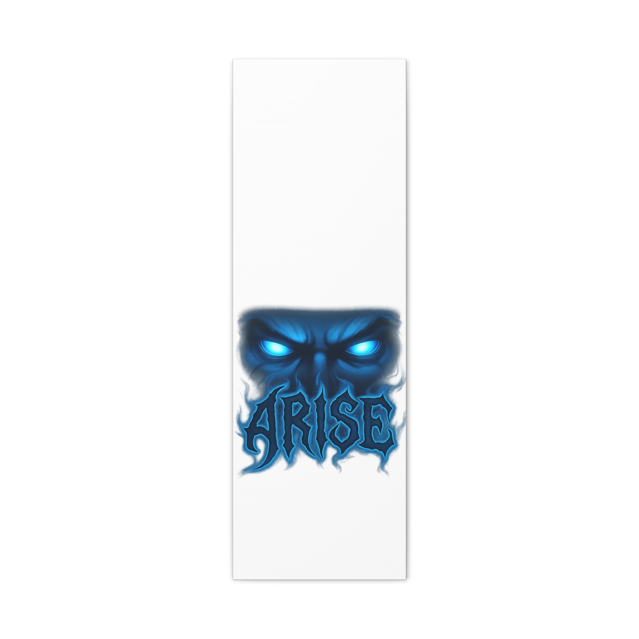 Arise Blue Demon Canvas Wall Art — Matte Stretched Horror Poster