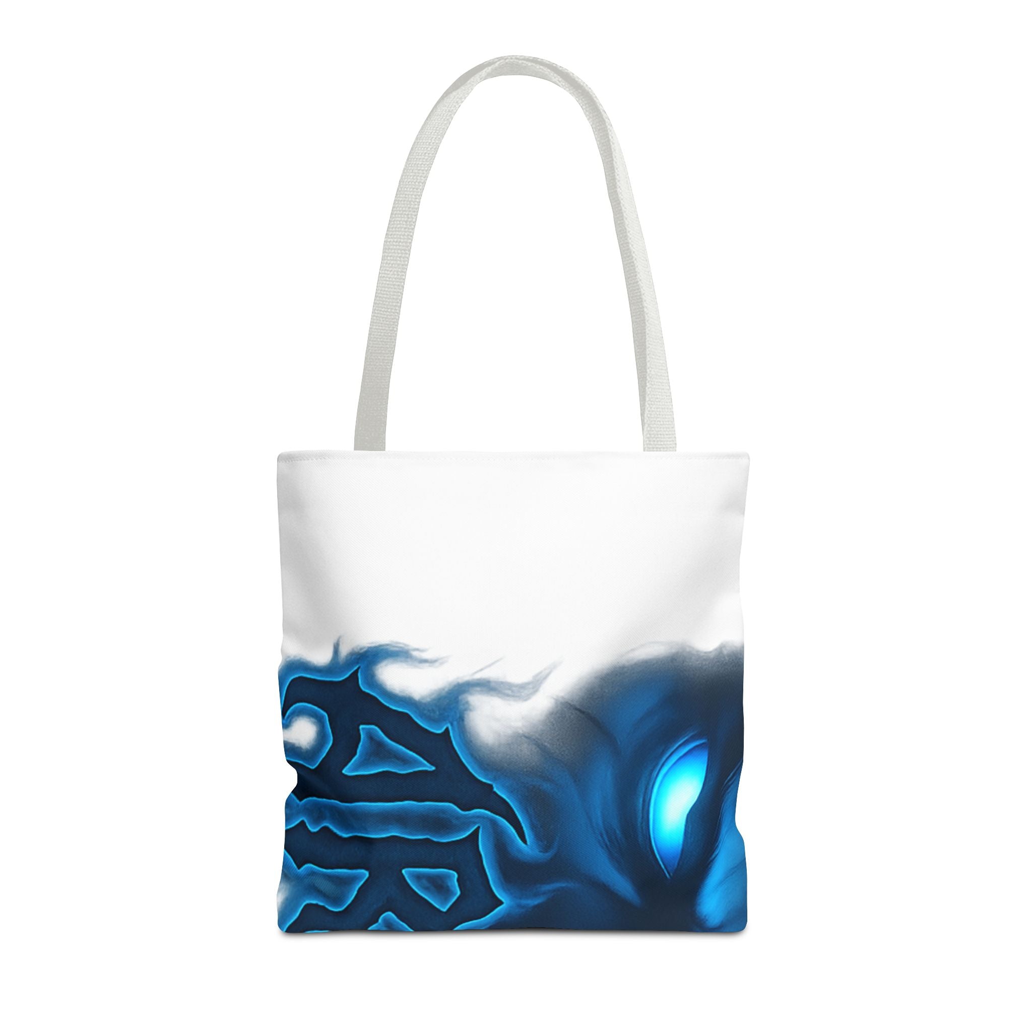 Blue Flame Tribal Tote Bag - Mystical AOP Canvas Tote