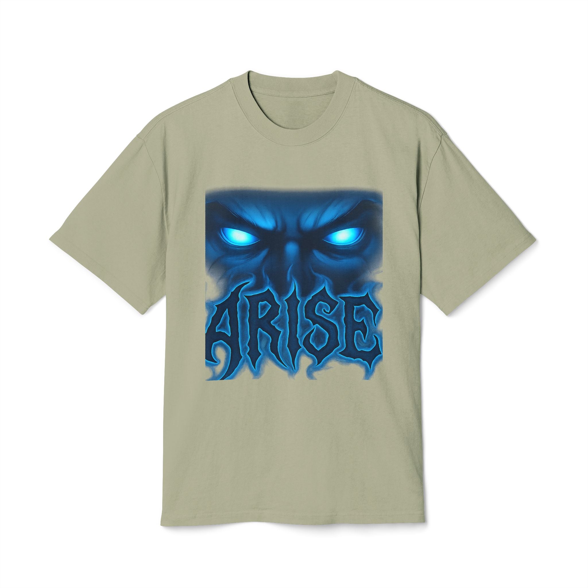 ARISE Blue Eyes Graphic Tee — Moody Gothic Horror T‑Shirt