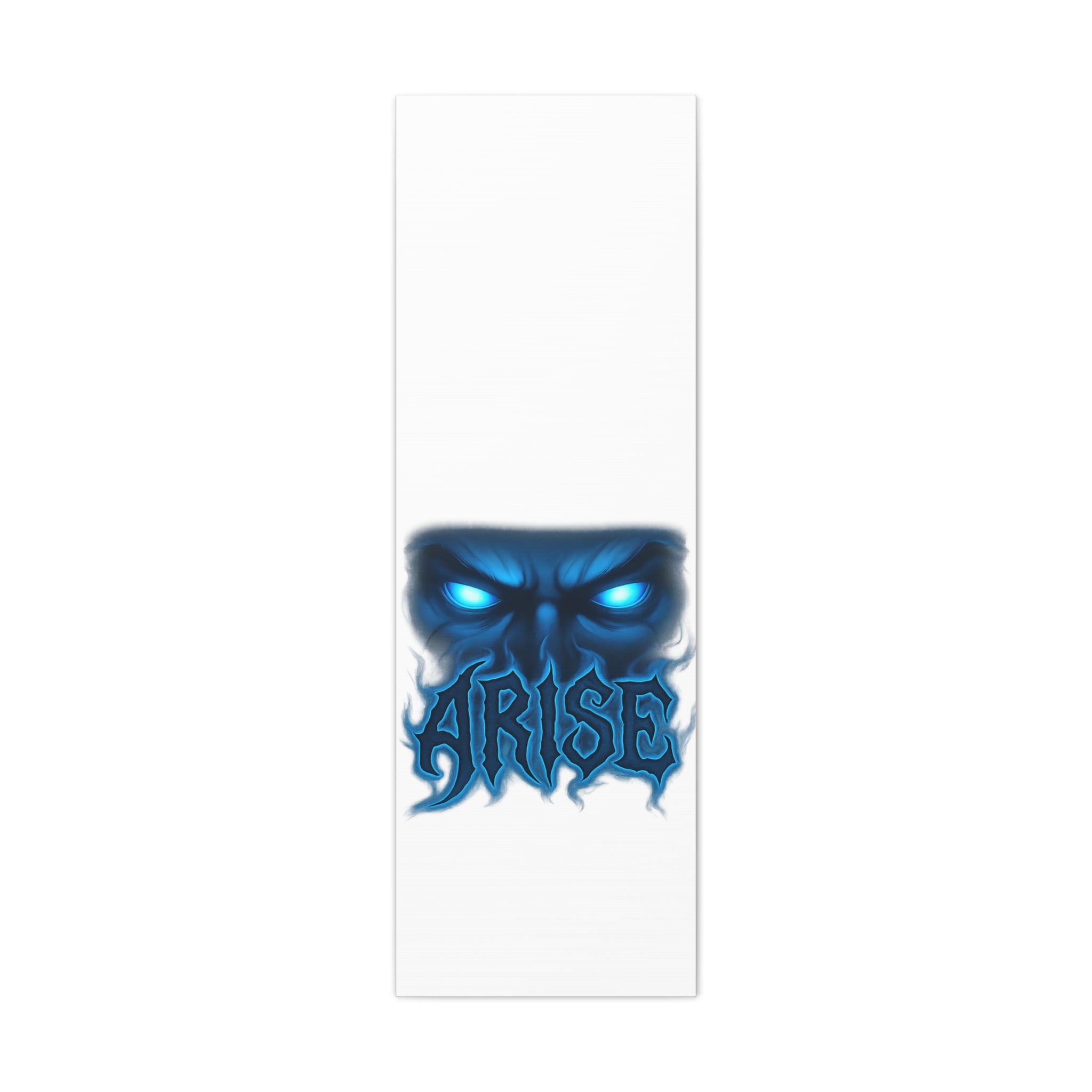 Arise Blue Demon Canvas Wall Art — Matte Stretched Horror Poster