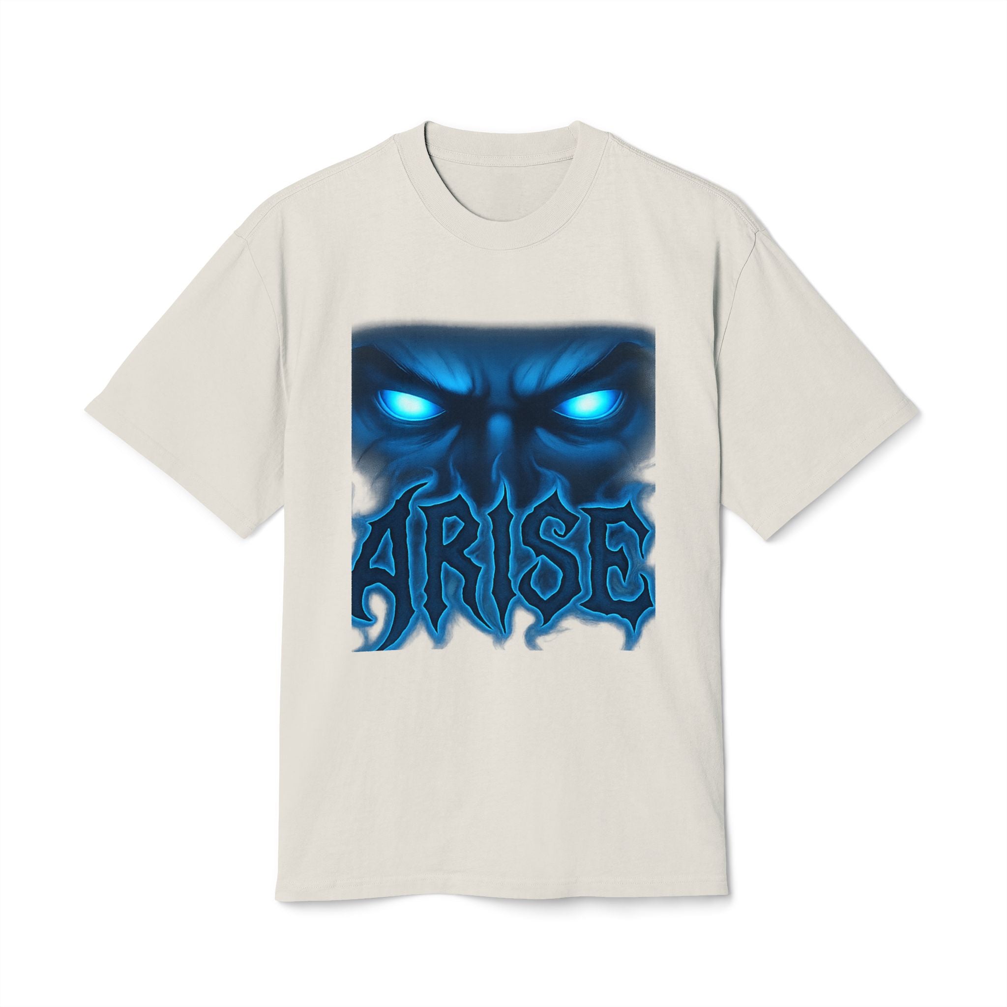 ARISE Blue Eyes Graphic Tee — Moody Gothic Horror T‑Shirt