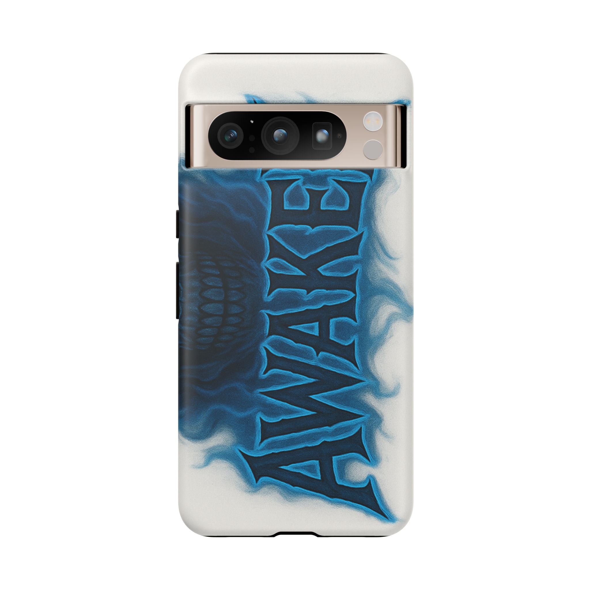 Awaken Skull Blue Flame Phone Case