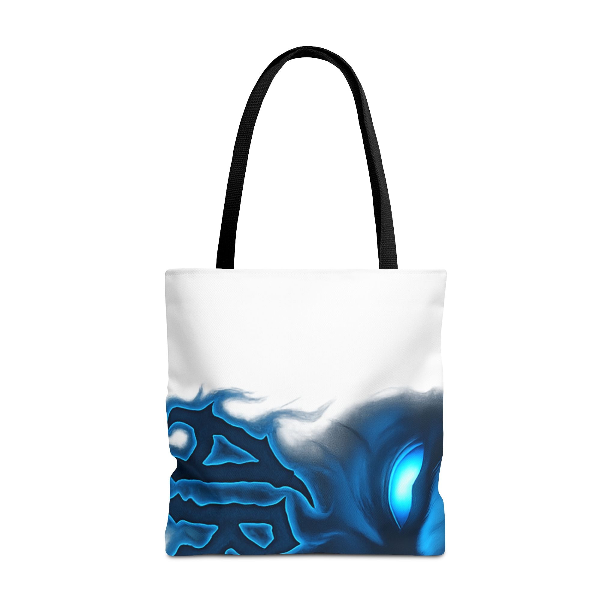 Blue Flame Tribal Tote Bag - Mystical AOP Canvas Tote