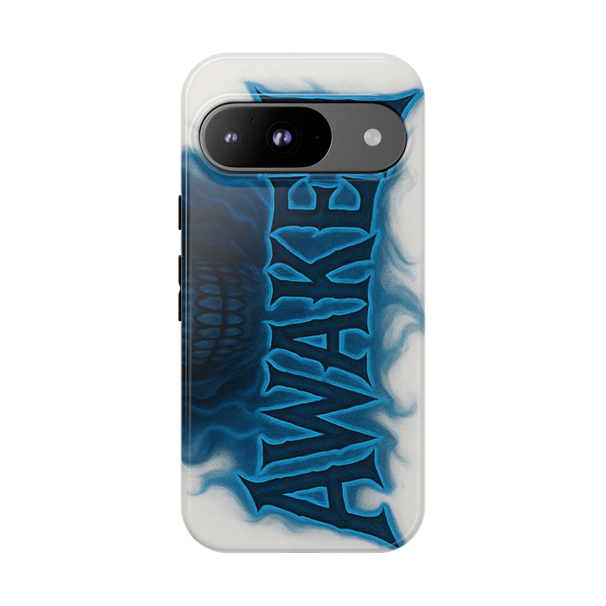 Awaken Skull Blue Flame Phone Case