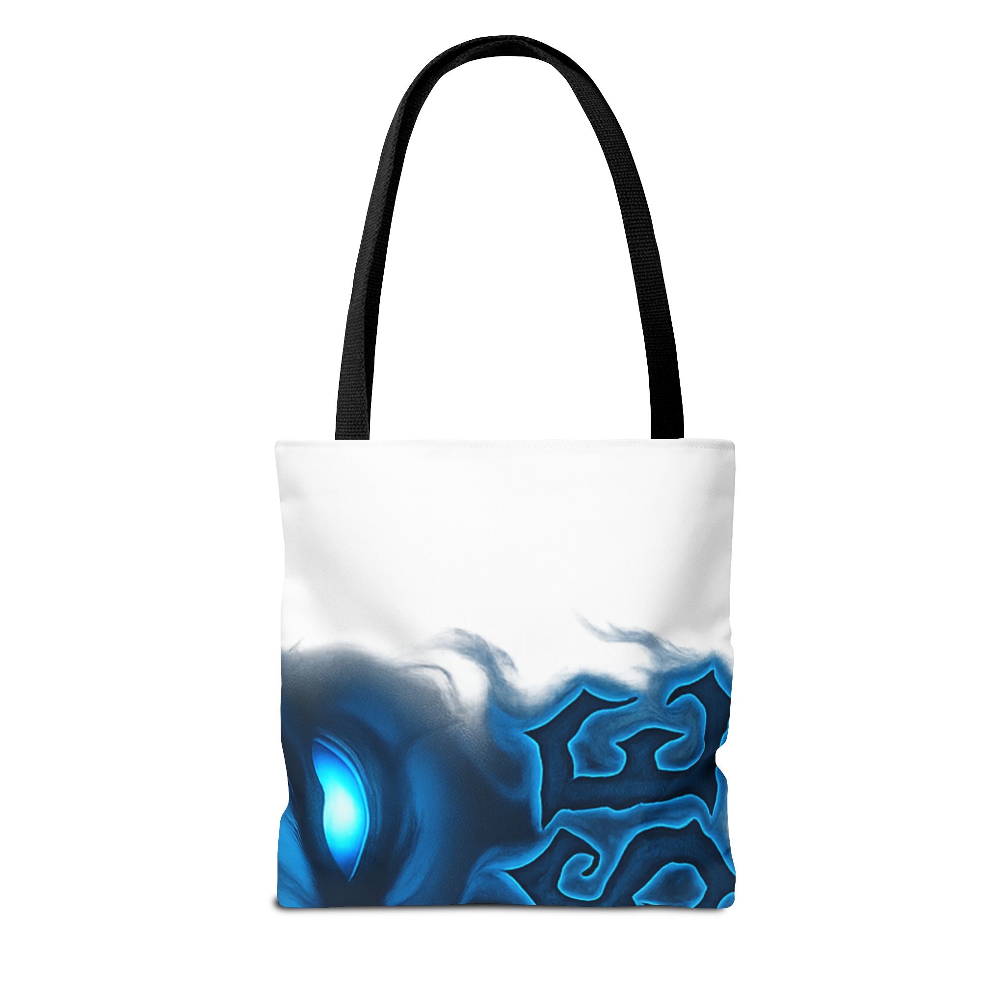 Blue Flame Tribal Tote Bag - Mystical AOP Canvas Tote