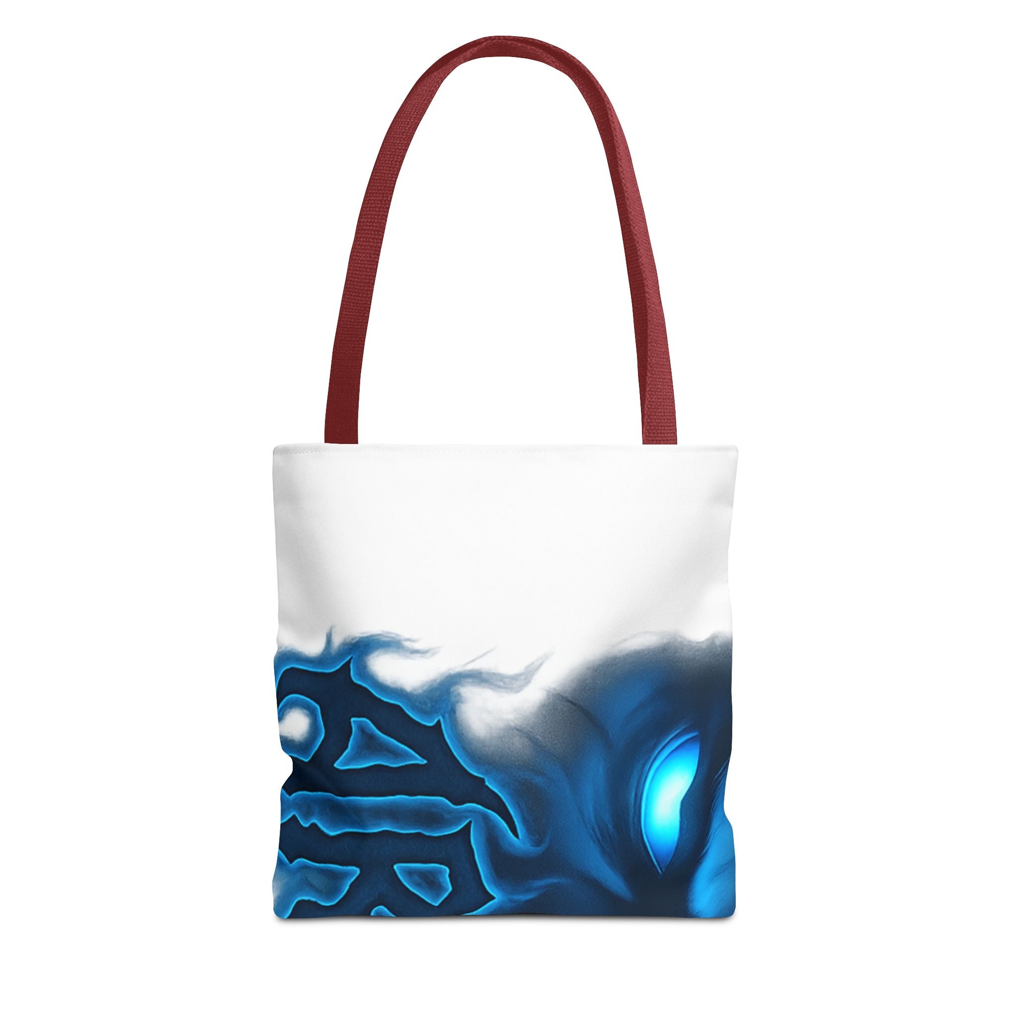 Blue Flame Tribal Tote Bag - Mystical AOP Canvas Tote