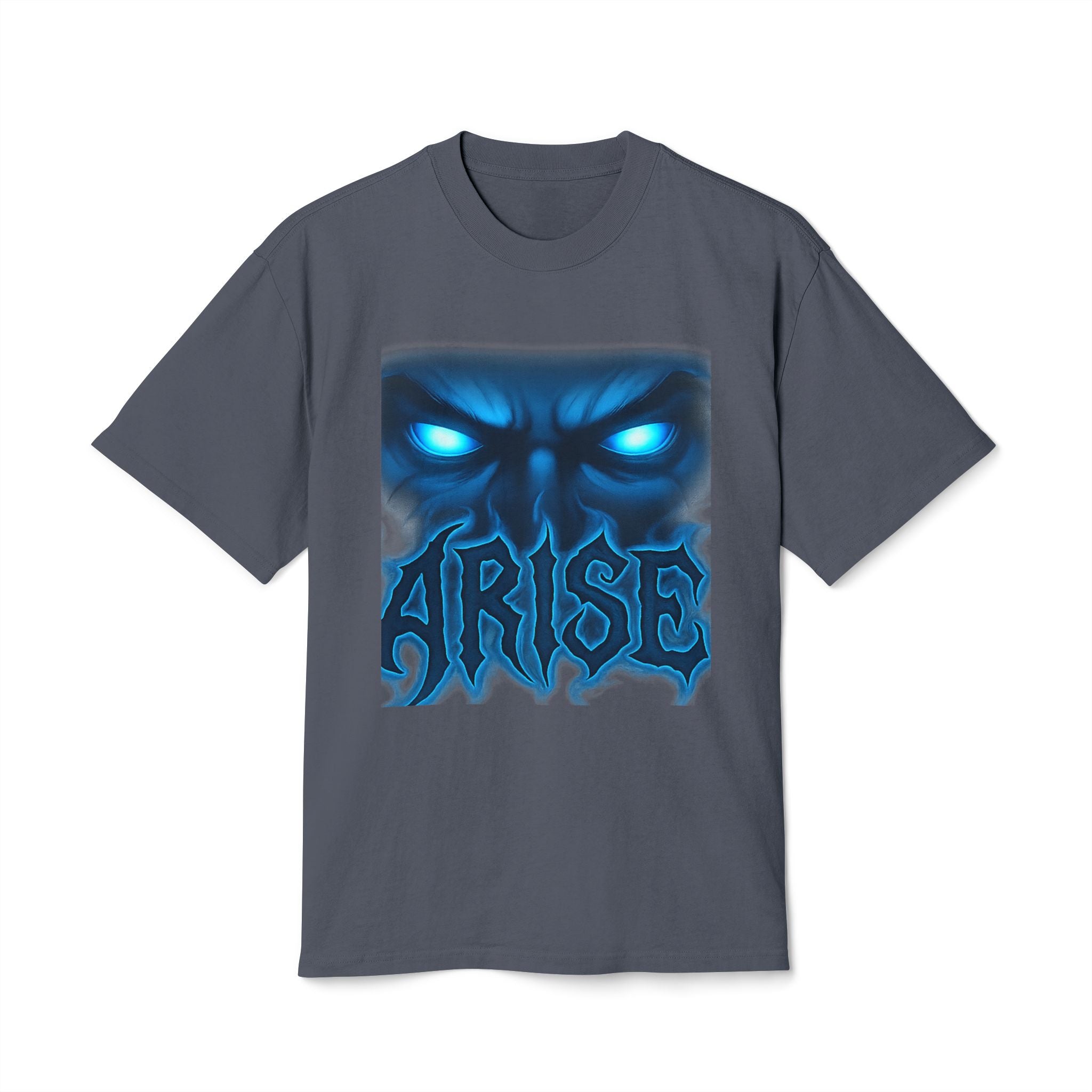 ARISE Blue Eyes Graphic Tee — Moody Gothic Horror T‑Shirt