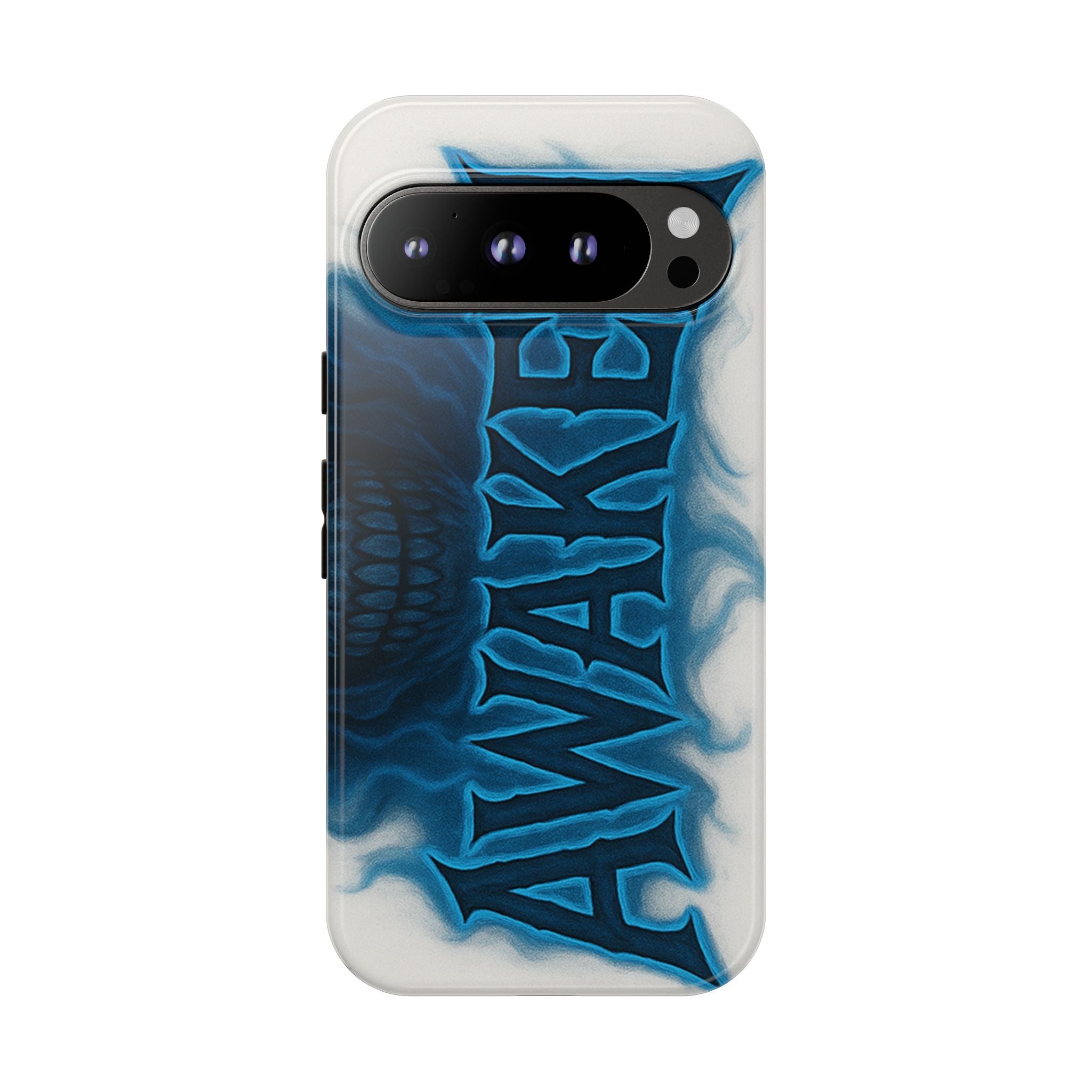 Awaken Skull Blue Flame Phone Case