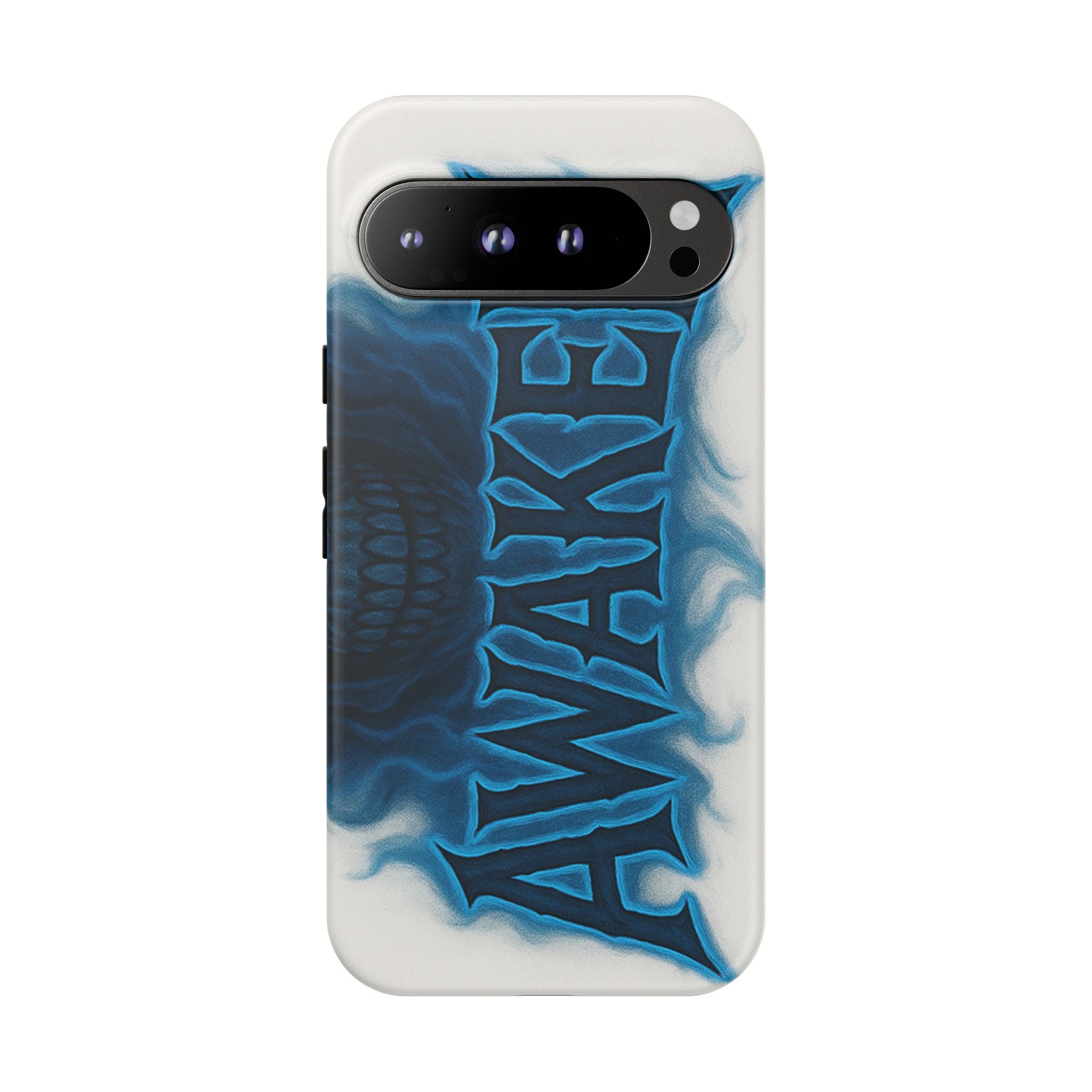 Awaken Skull Blue Flame Phone Case