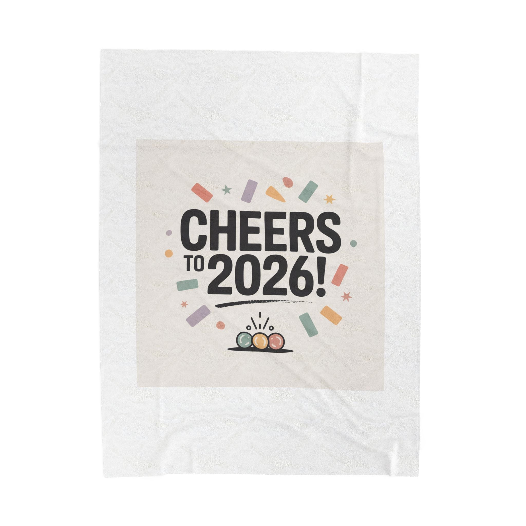 Cheers to 2026! Plush Blanket | 2026 goals, new year motivation