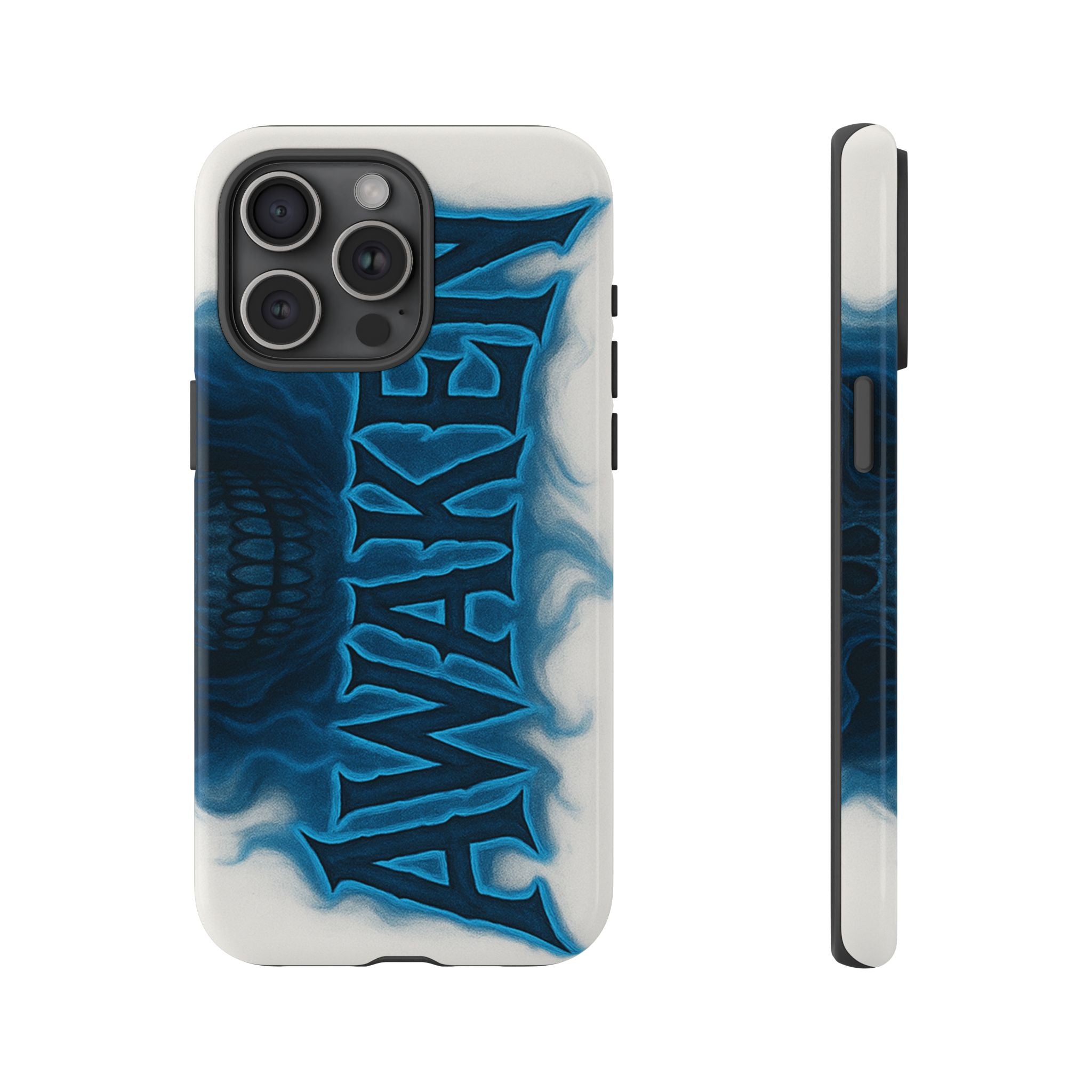 Awaken Skull Blue Flame Phone Case