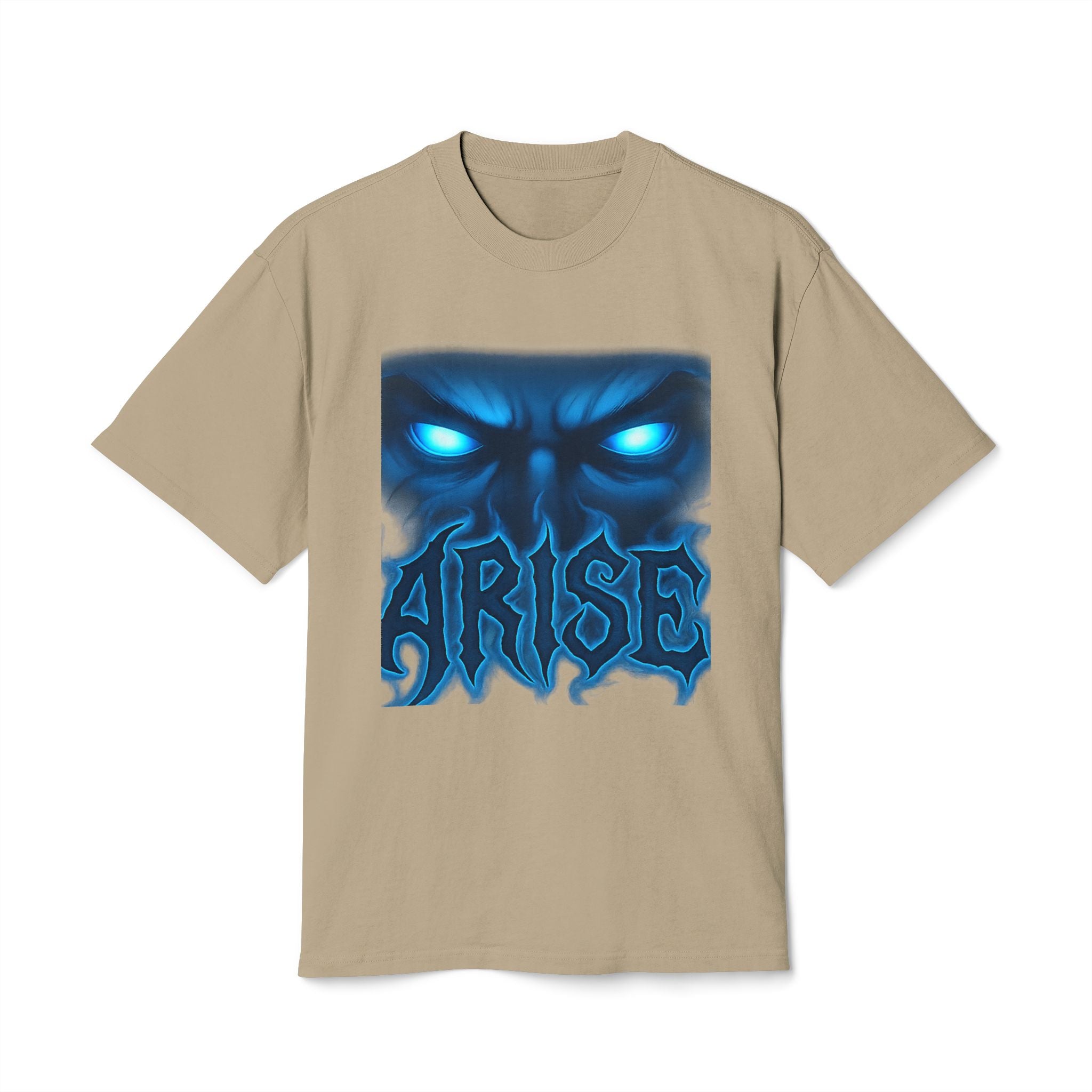 ARISE Blue Eyes Graphic Tee — Moody Gothic Horror T‑Shirt