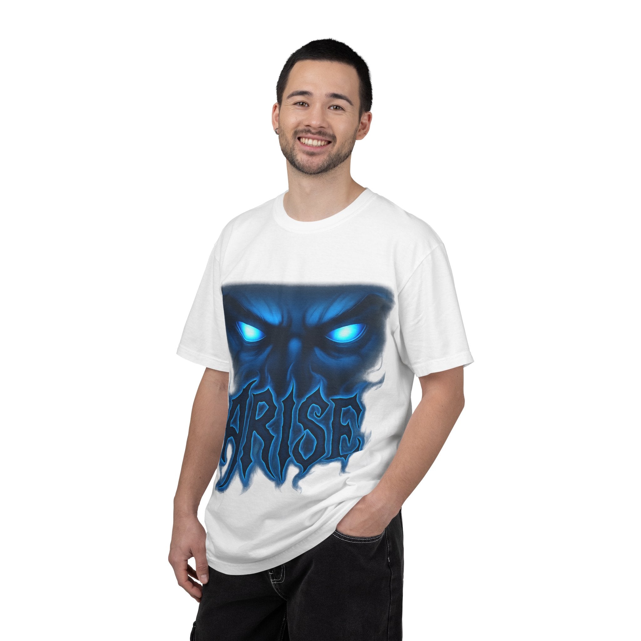 Arise Blue Demon Eyes Graphic T‑Shirt